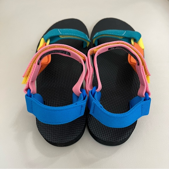 New in the box Teva original universal SMU 90s multi color sandals Sz Various - Picture 3 of 11